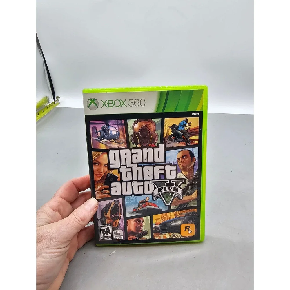 Grand Theft Auto V 5 Xbox 360 Rockstar‎ Games 2-Disc Set Los Santos NTSC